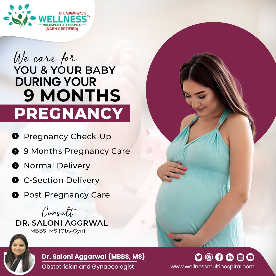 'We are here to take care of you and your baby throughout your 9 months of pregnancy.'
.
Book an appointment@ wellnessmultihospital.com/book-an-appoin…

#wellnessmultispecialityhospital #wellnesshospital #wellnessmultihospital #drsaloniagrawal #multispecialityhospital
#pregnancy #ExpertDermatology