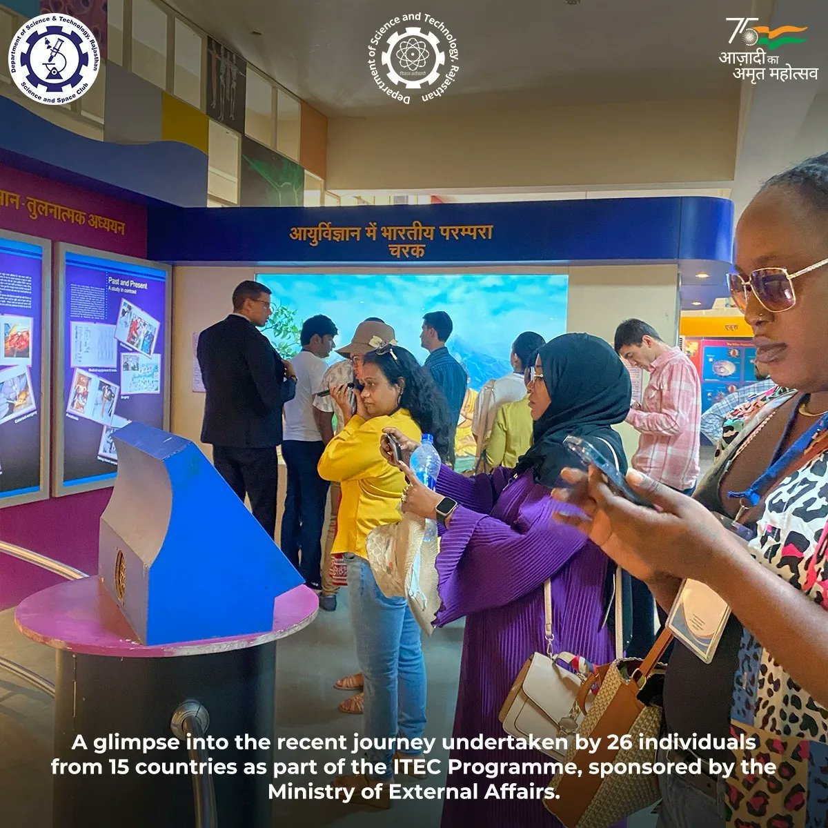 DstRajasthan's tweet image. During their visit, we showcased our efforts in Small Business and MSMEs Development, emphasizing the importance of global collaboration in Science &amp;amp; Technology. 🚀

#DSTRajasthan #ITECProgramme #ScienceCenter #SciencePark #ForeignDelegates