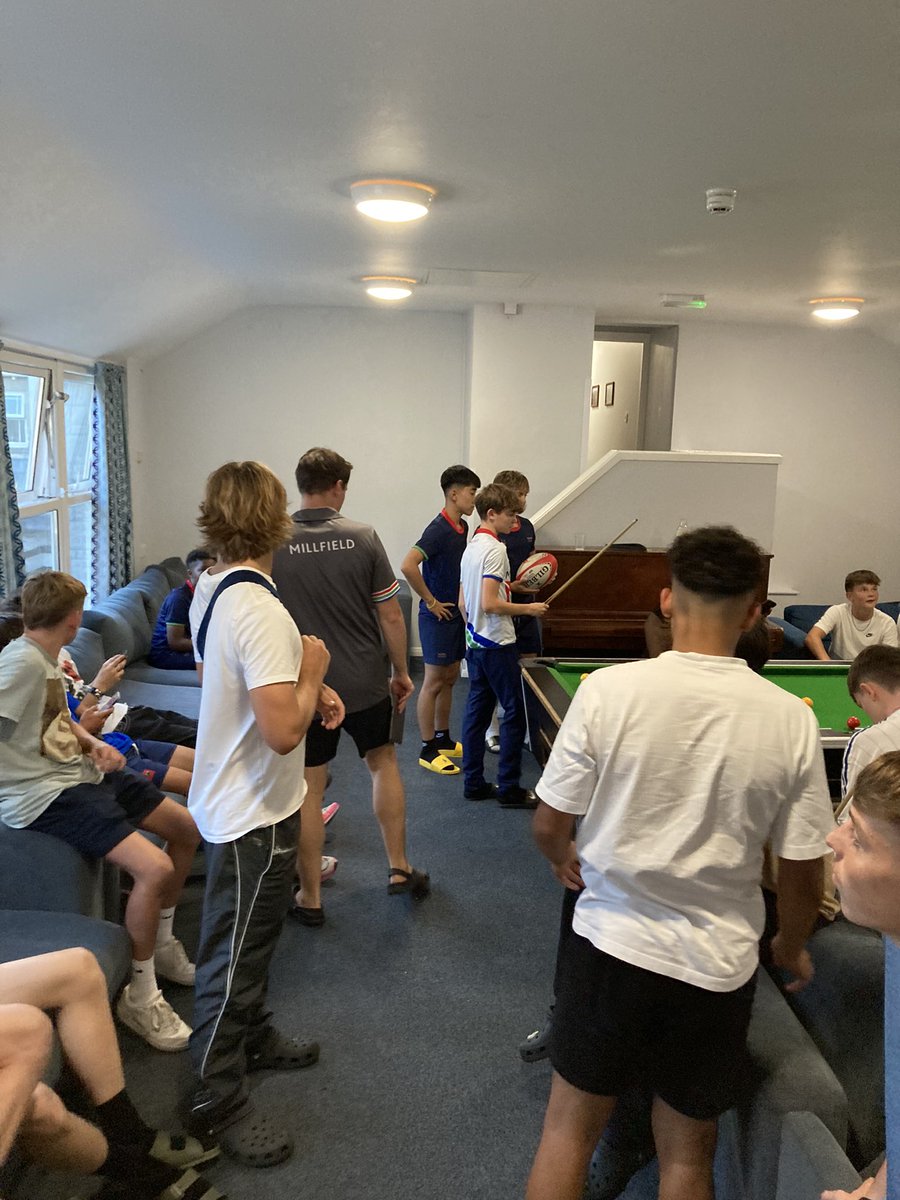 The task was to meet some one new from a different year group - boys in action! <a href="/MillfieldBP/">Millfield Boarding</a> <a href="/MillfieldSenior/">Millfield School</a>