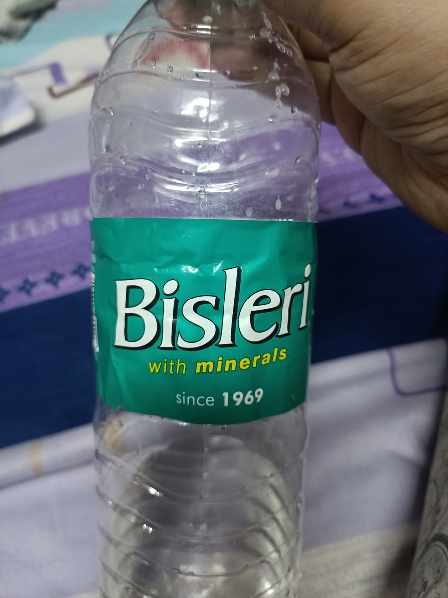 Radhika5697's tweet photo. @BisleriZone 
I want to know the authenticity of this bottle. Kindly check. https://t.co/6KZFbVDU2r