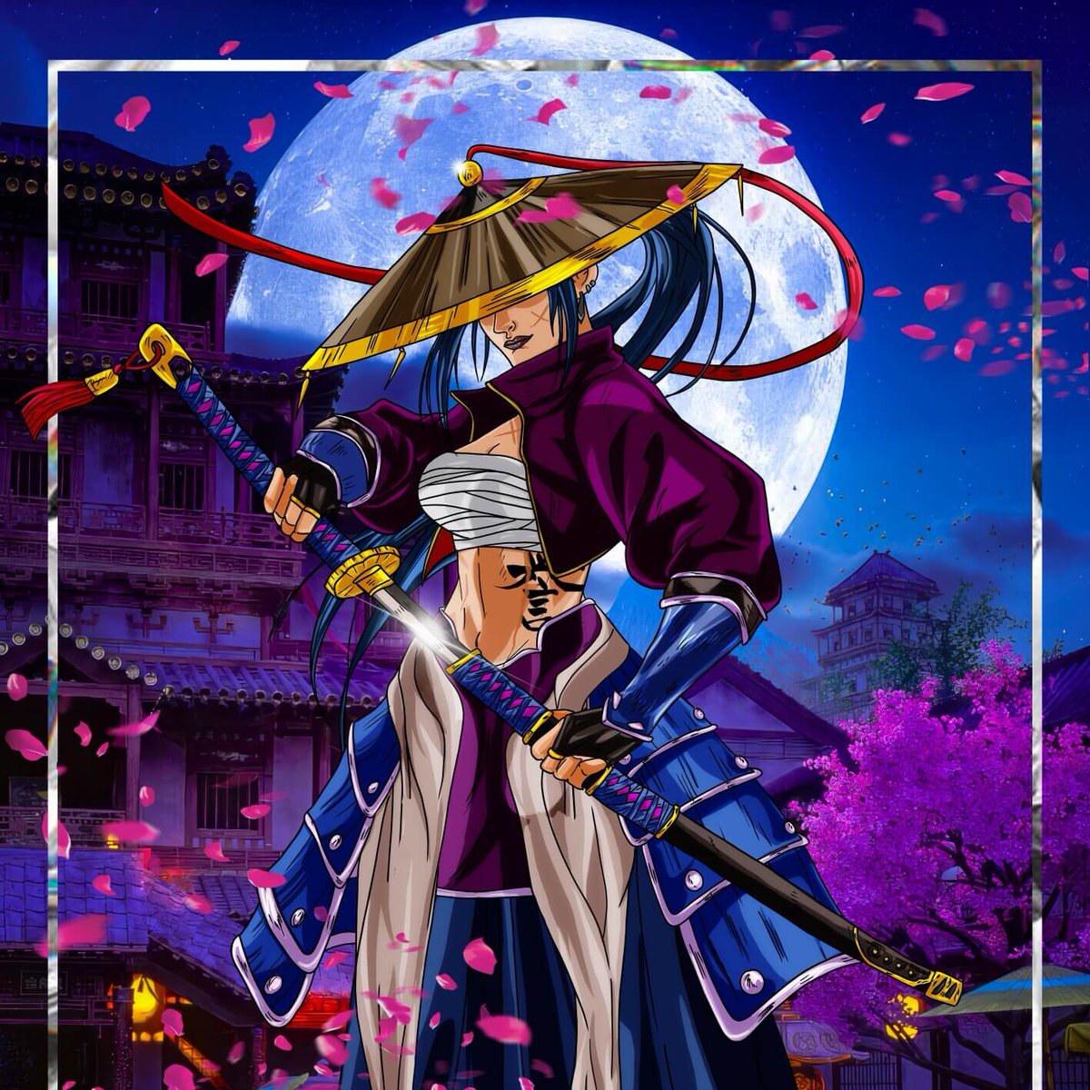 nftdesignawards's tweet photo. The "Horo-sha" NFT art by @miss_maxie becomes the NFT of the Day on the 6th of September.

With a total score of 6.73 from 20 judges!

Highest votes: @Basumo and @isabelle_gouget

"Horo-sha is a skilled samurai who conceals her true identity as a woman in feudal Japan."

#nftart https://t.co/i93Q2D4nX1