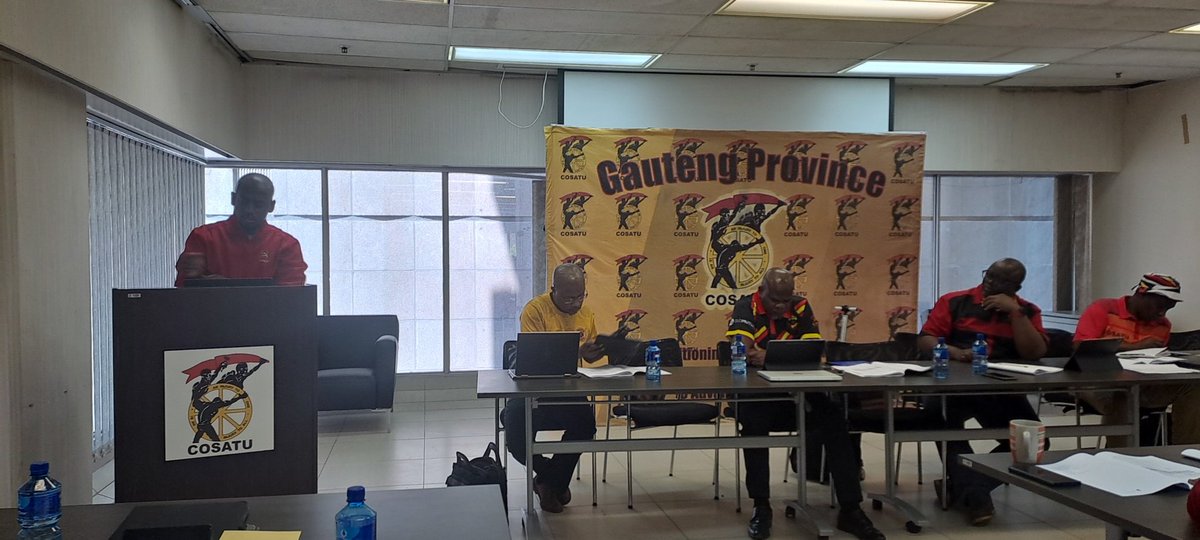 _cosatu's tweet photo. Now, Chris Hani Institute is tabling a presentation at #COSATU #NEDCOM in relation to worker education and training geared towards empowering workers, #shopstewards and officials across all unions & federations in South Africa #SkillsRevolution #ClassConsciousness #ClassStruggle https://t.co/Ah6CQ6Rr9T