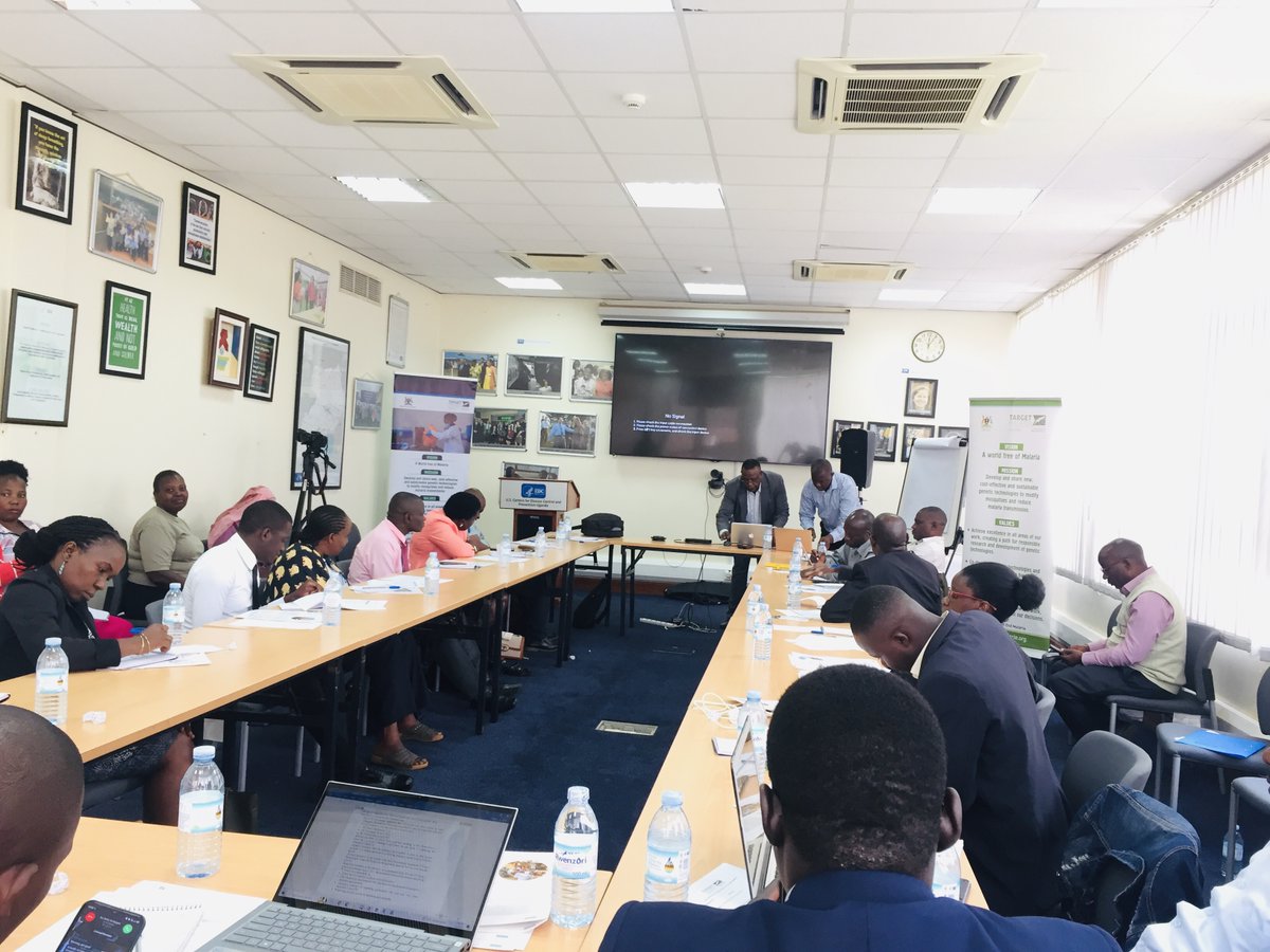 Joint activity between UBBC and UVRI/Target Malaria Project aimed at raising awareness on research to address malaria by using biotechnology to control the spread of malaria.