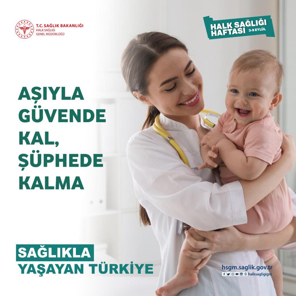 halksagligigm's tweet photo. #SağlıklaYaşayanTürkiye
Aşıyla Güvende Kal, Şüphede Kalma https://t.co/YJUvfCNW7f