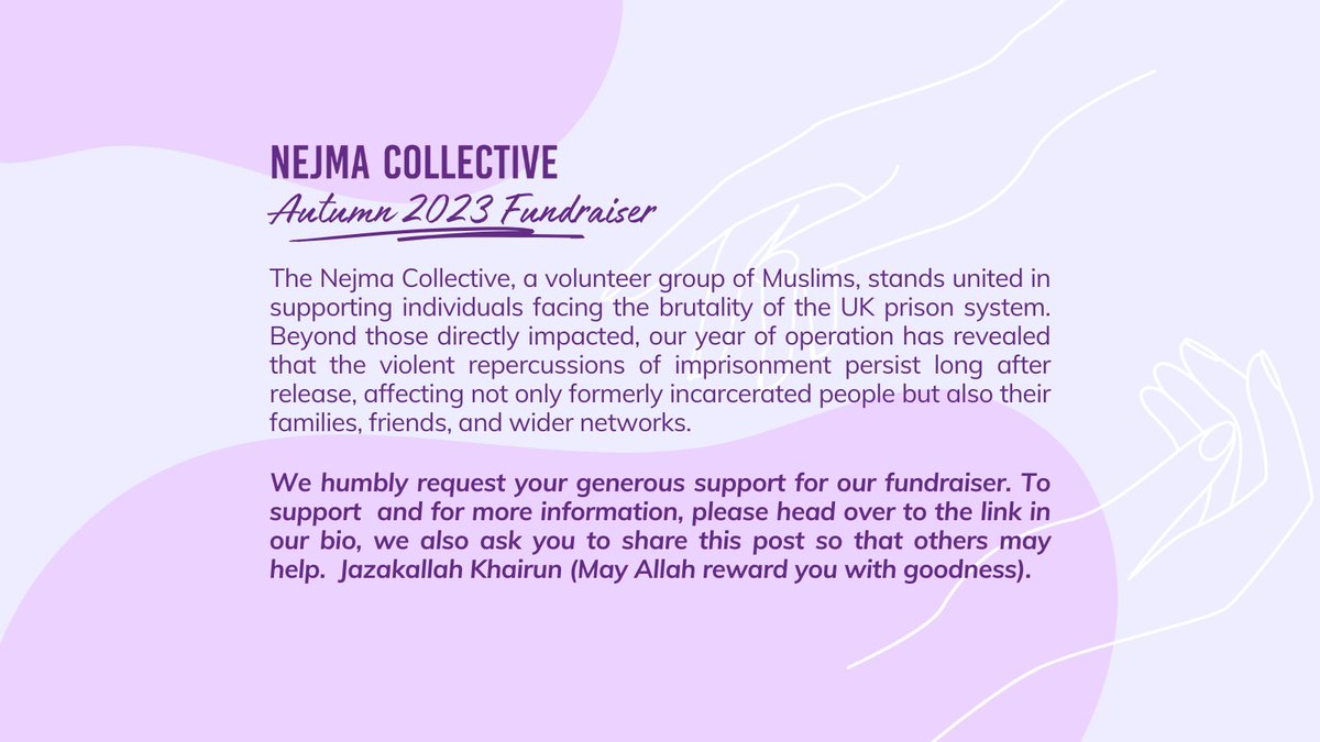 🙏 Help us support people in UK prisons! We're raising £5,000 for basic necessities like food, clothing &amp; more. It's a challenging time for them &amp; we're 100% volunteer-led, so your donations go directly to those in need. Donate &amp; share! Link in bio. 🤝#SupportPeopleInUKPrisons