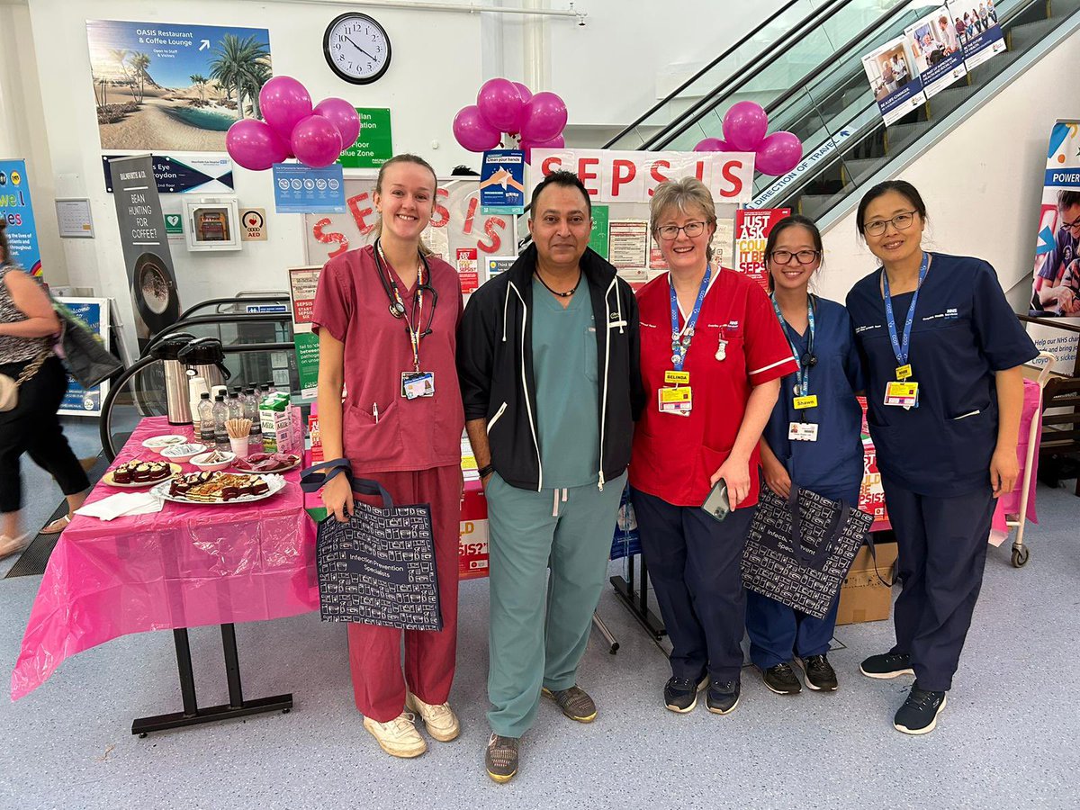 BaumieB's tweet photo. We have gone LIVE
#SepsisAwarenessMonth 
@croydonhealth @JackPikeClinell @biomerieux @UKSepsisTrust 
@Shopess1 @svig2 @Victori69854024 @RoseHaldane @Tim_J_Kuhn @prior_mary 
Come and visit us at the front foyer 🆗🌟🆘🚨 https://t.co/CIuU1725vK