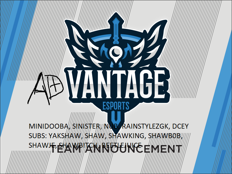 🎮 Exciting News! Introducing the formidable roster of AD(SCOPE)(AWP)Vantage Esports! 📷 📷 📷 Join us in welcoming our incredible lineup:
