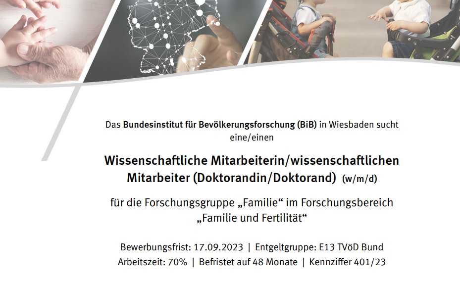 Bundesinstitut für Bevölkerungsforschung (BiB) tweet media