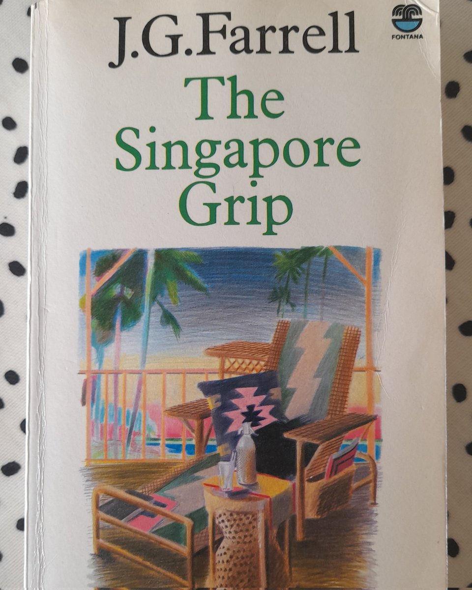 Just finished The Singapore Grip by J G Farrell. Fantastic book illustrated on cover by  one of my favourite artists, Glynn Boyd Harte. Two towering talents who died too soon.