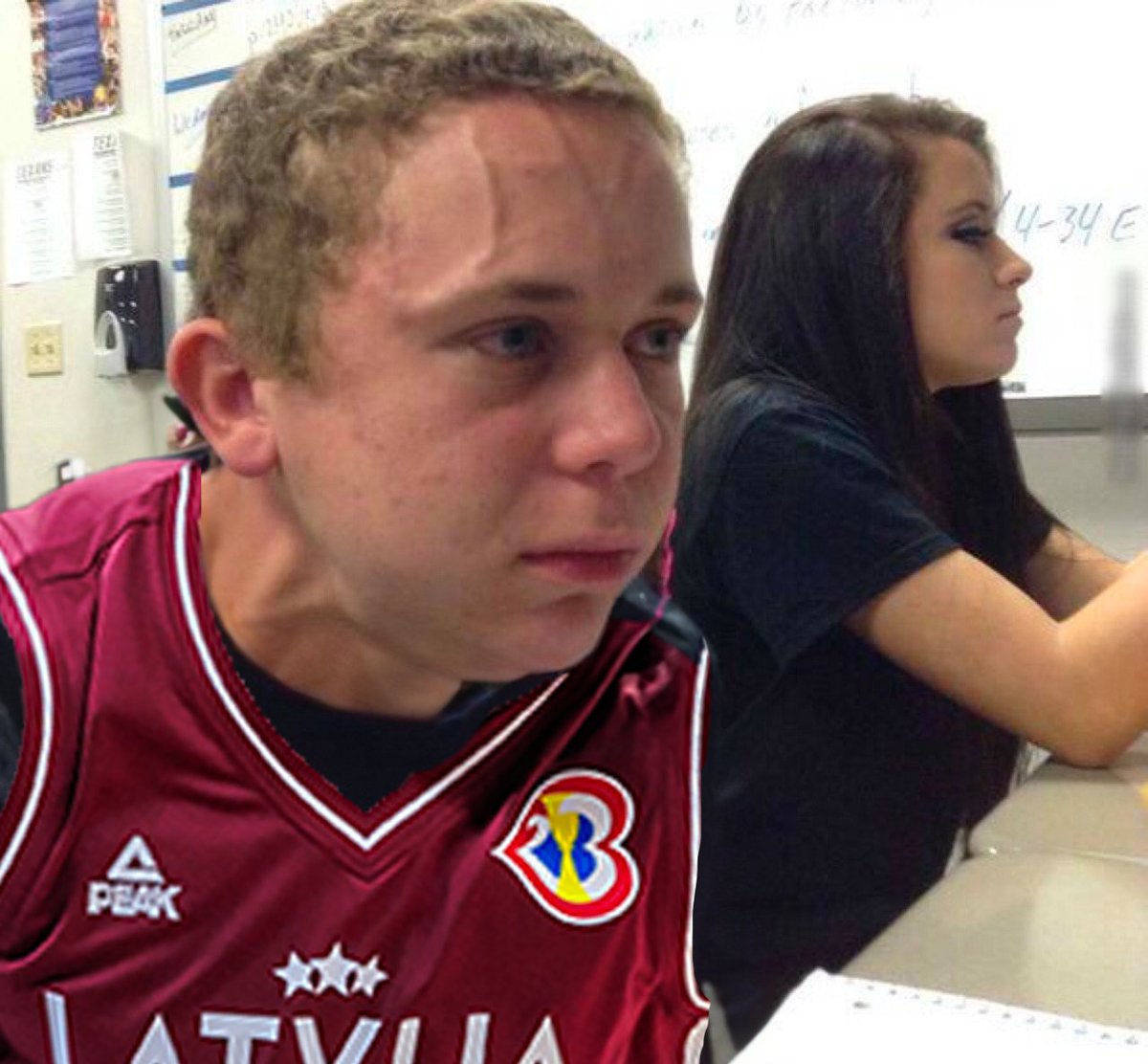 Latvia, when they haven't knocked out a European superpower in a couple of days:  

#FIBAWC x #WinForAll