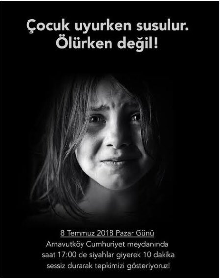 “Aynı evrende yaşamamalı cellatlar ve çocuklar.Ya ölmeli cellatlar yada hiç doğmamalı çocuklar . “ Che Guevara' #Çocukistismarınadurdeyin #Tecavüzcülertutuklansın #Hakaride11yaşında