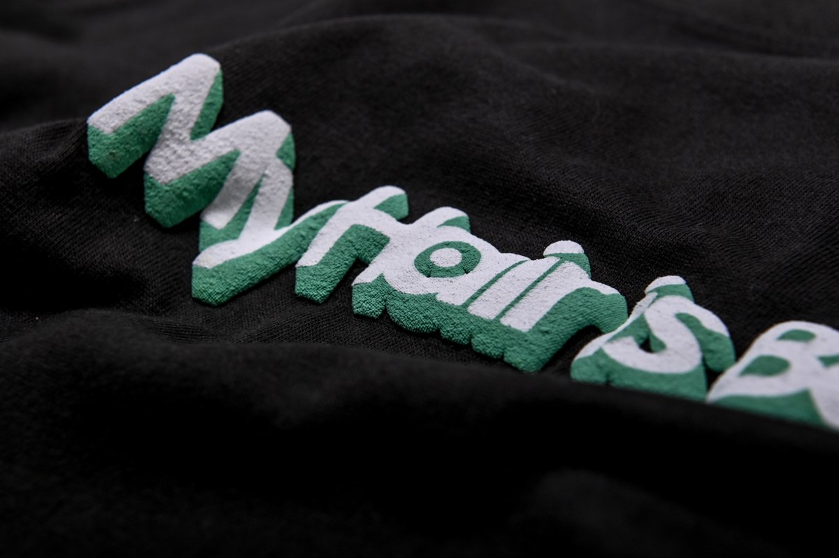 □即決□新品【My Hair is Bad LOGO ロゴ Tシャツ 白(M)】マイヘアー