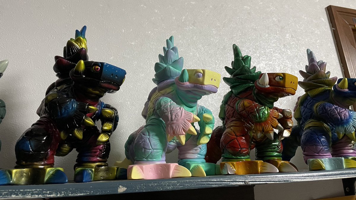 ソフビ果獣パインダム🍍 色々と増えました(^^) 気になる子はいますかね