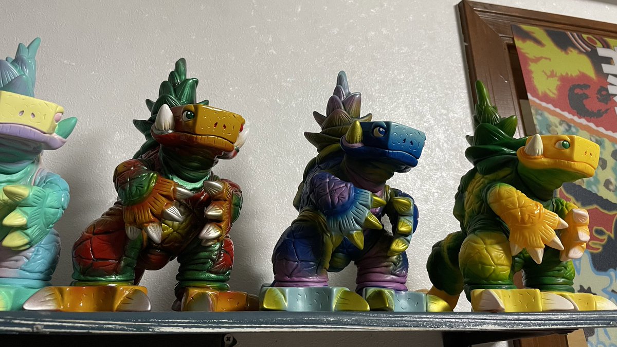 ソフビ果獣パインダム🍍 色々と増えました(^^) 気になる子はいますかね
