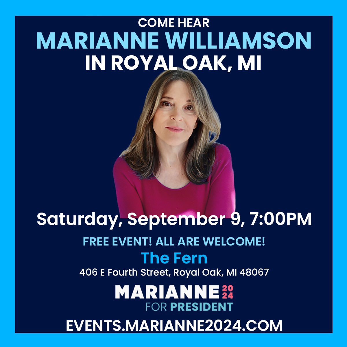 Marianne Williamson tweet media