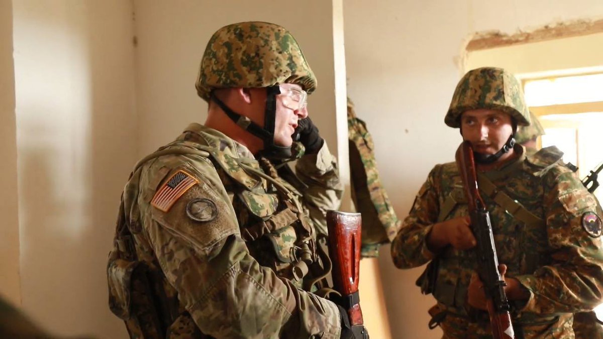 TheScarmind's tweet photo. Joint #Armenian-#American military exercises “Eagle Partner-2023” will be held at the Zar training center in #Armenia.

Press secretary of #Russia, Peskov stated that this raises concerns, especially in the current situation. https://t.co/O4YjyZkByt
