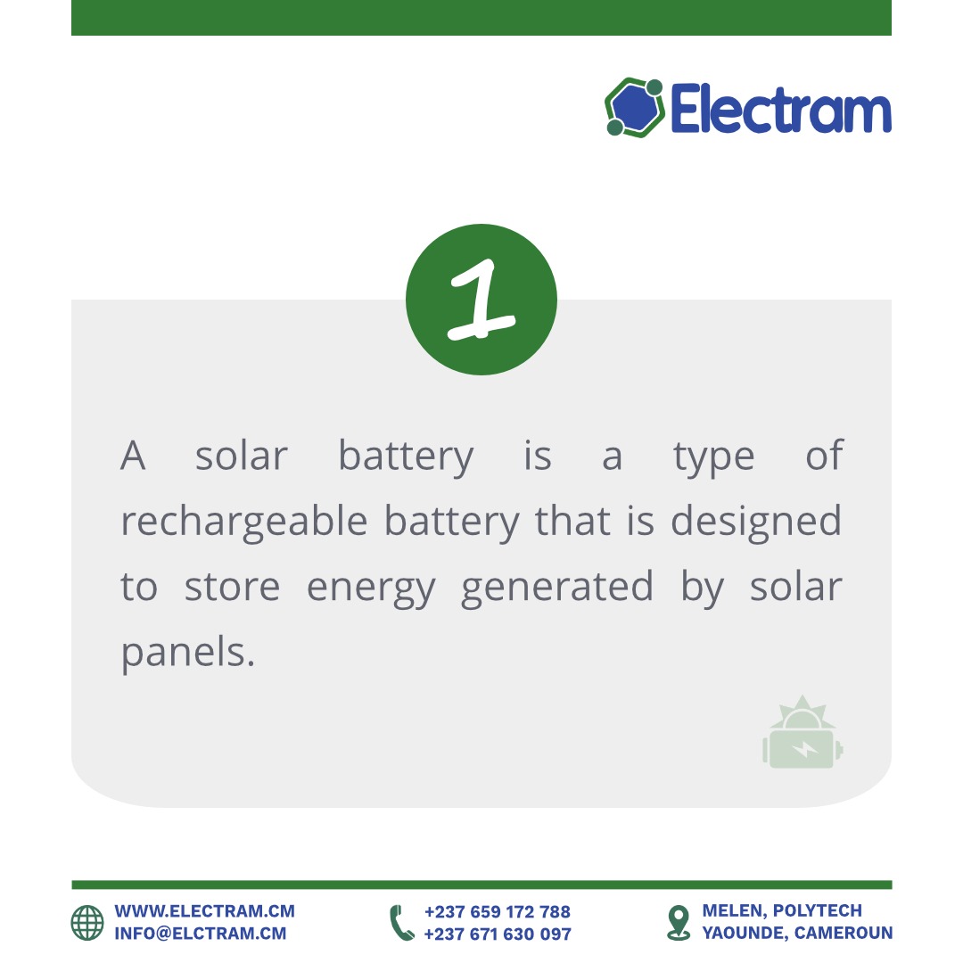electramcm's tweet photo. A solar battery is a type of rechargeable battery that is designed to store energy generated by solar panels. 🔋 ☀
Learn the basics of solar batteries, the different types and its importance. 💯
Harnessing the Sun, Minimizing Our Carbon Footprint
#renewableenergy #solarenergy https://t.co/8zAyqkoiwO