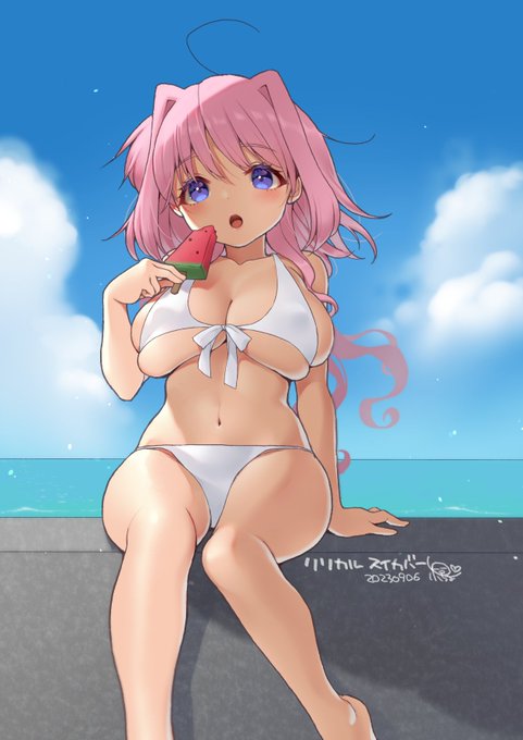 リリカルスイカバーできましたん!
凶悪なおちちになってしまいました。(いつもの
遅刻もいいとこ(‾▽‾;)スミマセン…
#リリカルスイカバー2023 