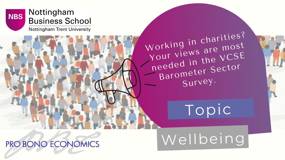 Just one week until #VCSE Barometer Survey Wave 4 13-27 Sep goes live! We want to understand current #costofliving challenges, with a special focus on #wellbeing. What's the impact on #volunteer/staff wellbeing in your #VCSE org?
@ProBonoEcon @NAVCA @LBFEW @NBS_NTU @NTUResearch