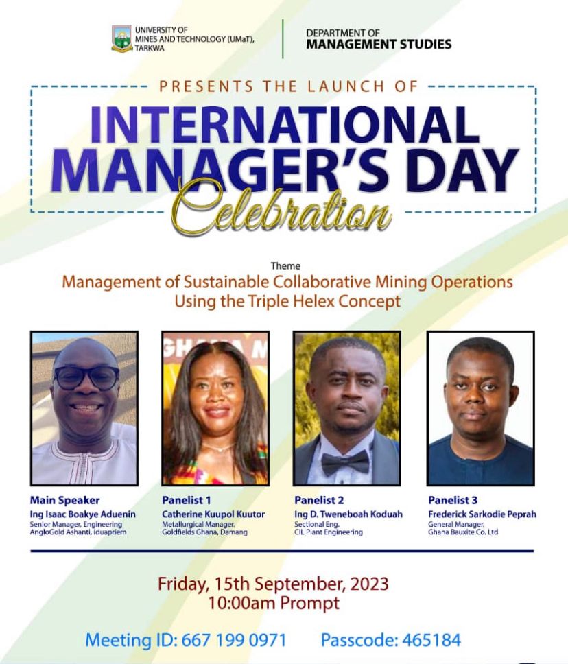 MgtStudiesUMaT's tweet photo. Please make a date with us... https://t.co/pJDOrWrZbx