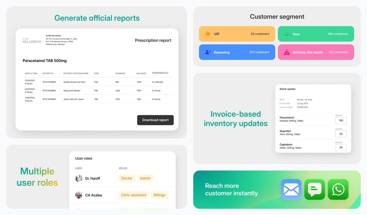 New features rolled out in Clinic OS by Yezza!