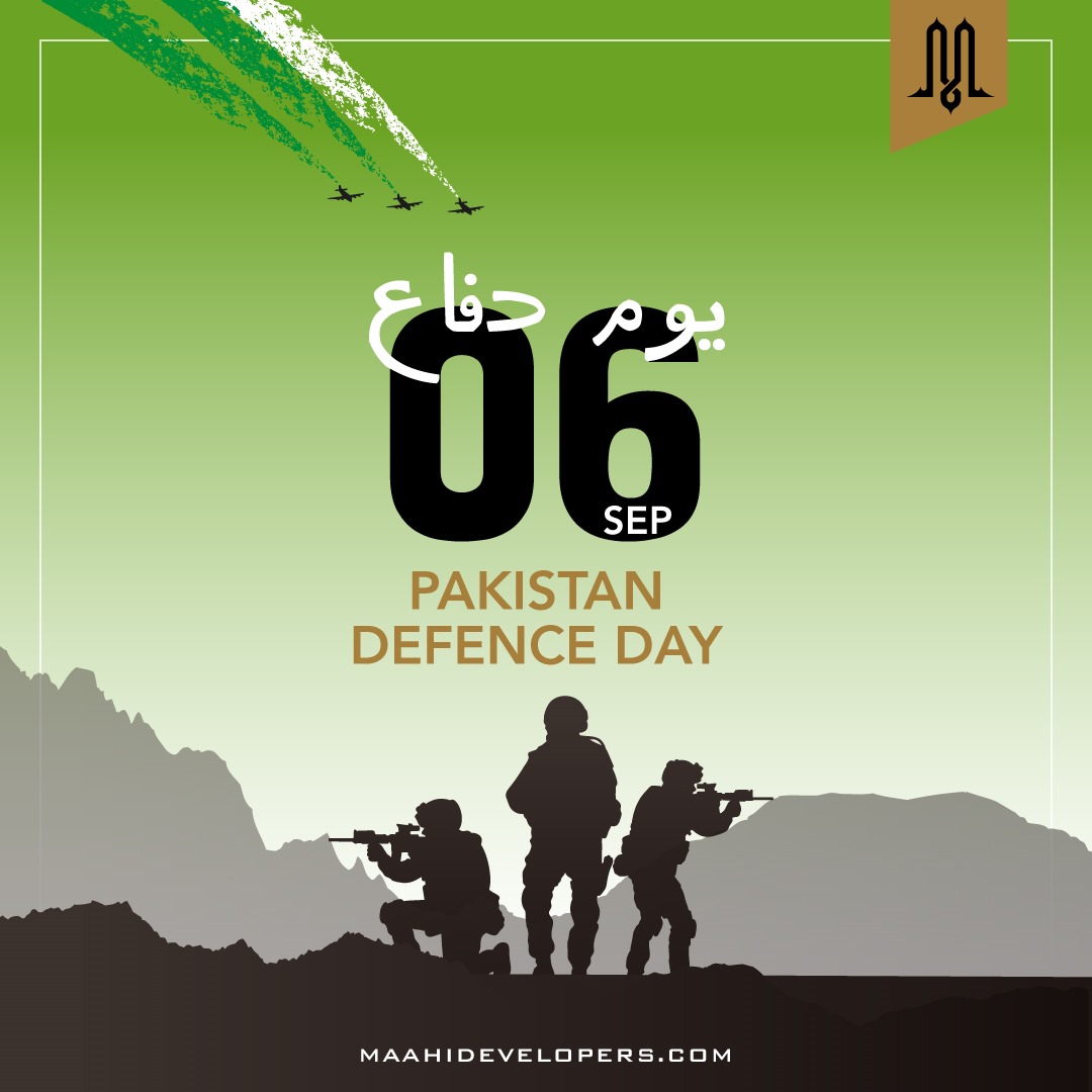 6 September-Defence Day! 

We salute our martyrs today and everyday for their sacrifice.

Pakistan Zindabad.🇵🇰

#martyr #shaheed  #defenceday #nishanehaider #6frontierforceregiment #BahriaTown  #maahidevelopers