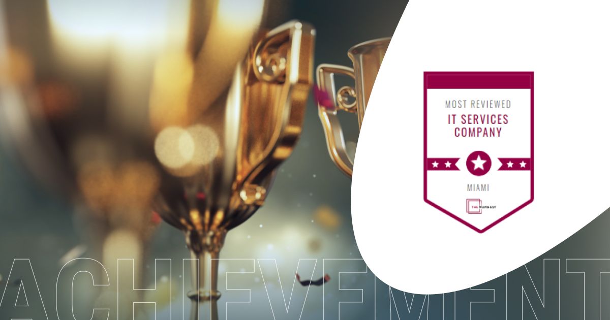 #TheManifest hat LeverX als "One of The Most Reviewed IT Service Providers in #Miami ausgezeichnet🎉Der Preis wurde aufgrund einer Kundenzufriedenheitsumfrage verliehen und ist ein Zeichen der #dedication und Expertise des LeverX Teams in der IT-Branche➡ bit.ly/3L3etZf
