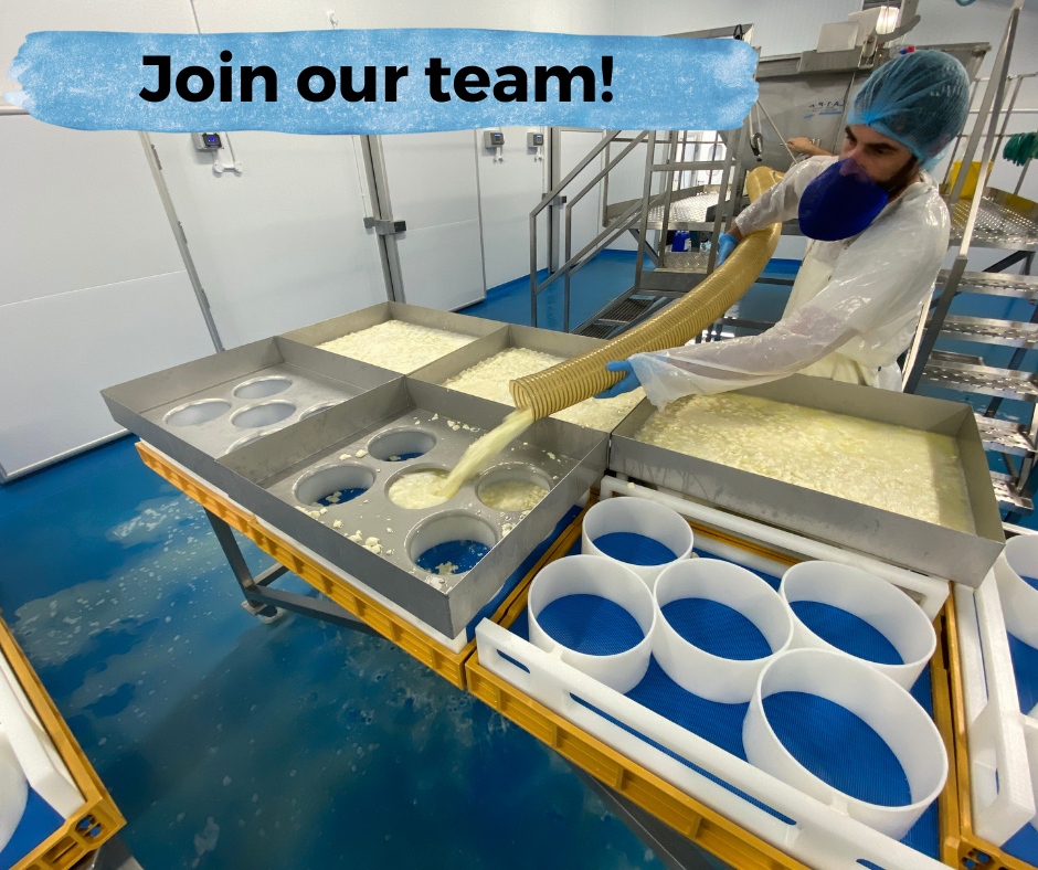 🧀 We have a cheesemaker role available 🧀

No prior experience needed apart from the desire to learn and embrace the knowledge it takes to become a cheesemaker! 

If you think this role suits you then please email us on enquiries@cornishcheese.co.uk or call us on 01579 362294.