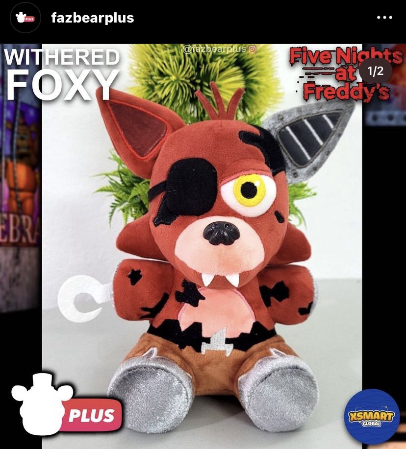 Withered Foxy Plush