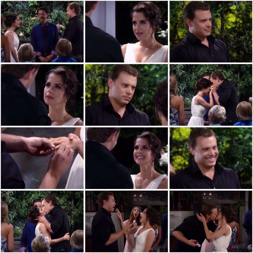 Port_Charles1's tweet image. #OnThisDay in 2016, Drew (believed at the time to be Jason) and Sam got married #DreamGH #GH #GeneralHospital