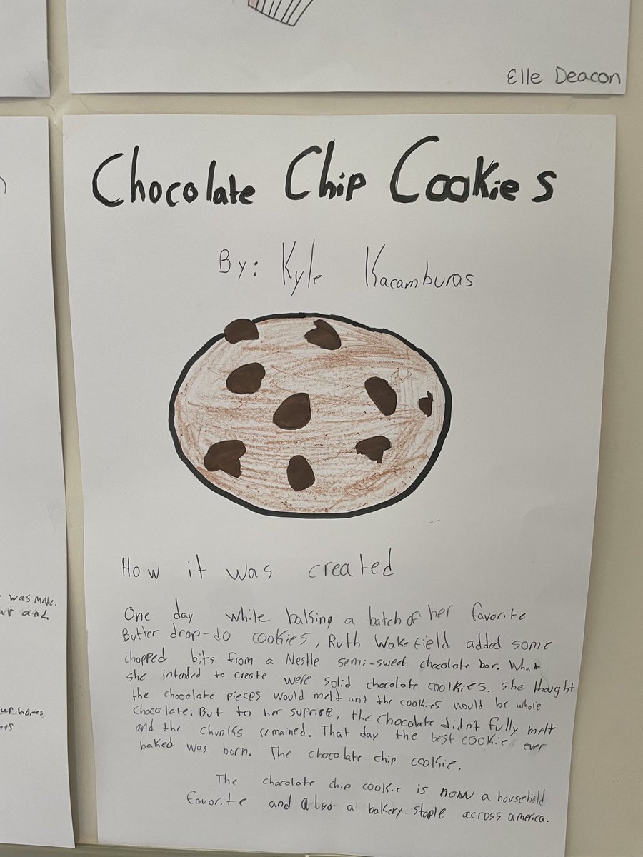 CoachHenry2's tweet photo. Mrs. Sciretta’s math classes setting the tone to take chances in math! Students researched products that were made by mistake! #build bridges ⁦@MrsCoyneAP⁩ ⁦@Duxbury_MS⁩ https://t.co/4U5XrERIHY