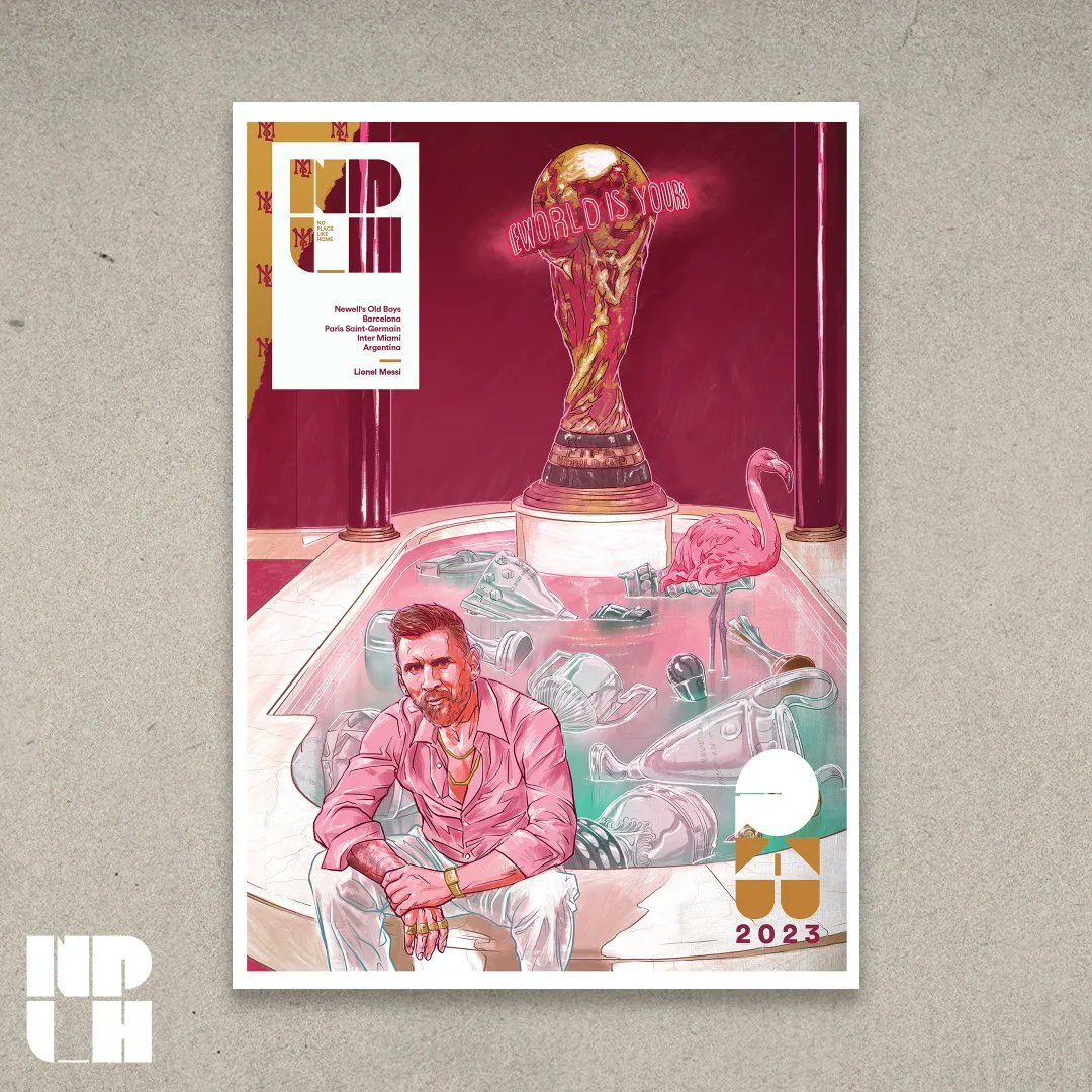 NPLHMAG's tweet image. Popping back to urge you to say hello to our little friend. 

Q3 Zine | Lionel Messi 

nplhmag.com/shop/p/q3-2023…