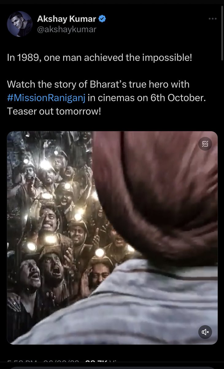 He is Akshay Kumar, Ex Canadian.

He works as an actor in India

He posted about his upcoming movie Mission Raniganj in which he wrote “India’s true hero” in the caption.

But he deleted it in a minute and wrote “Bharat’s true hero” in the caption.

Akshay Kumar is going to