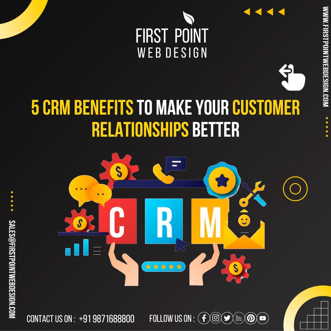 firstpointwebs's tweet image. 5 CRM benefits to make your customer relationships better.
.
.
#crmdevelopment #crmdeveloper #crmdevelopers #crm #crmsolutions #webdevelopment #websitedevelopment #websitedeveloper #webdevelopers #websitedesign #webdesign #websitedesigning #webdesignspecialist #websiteconsultant
