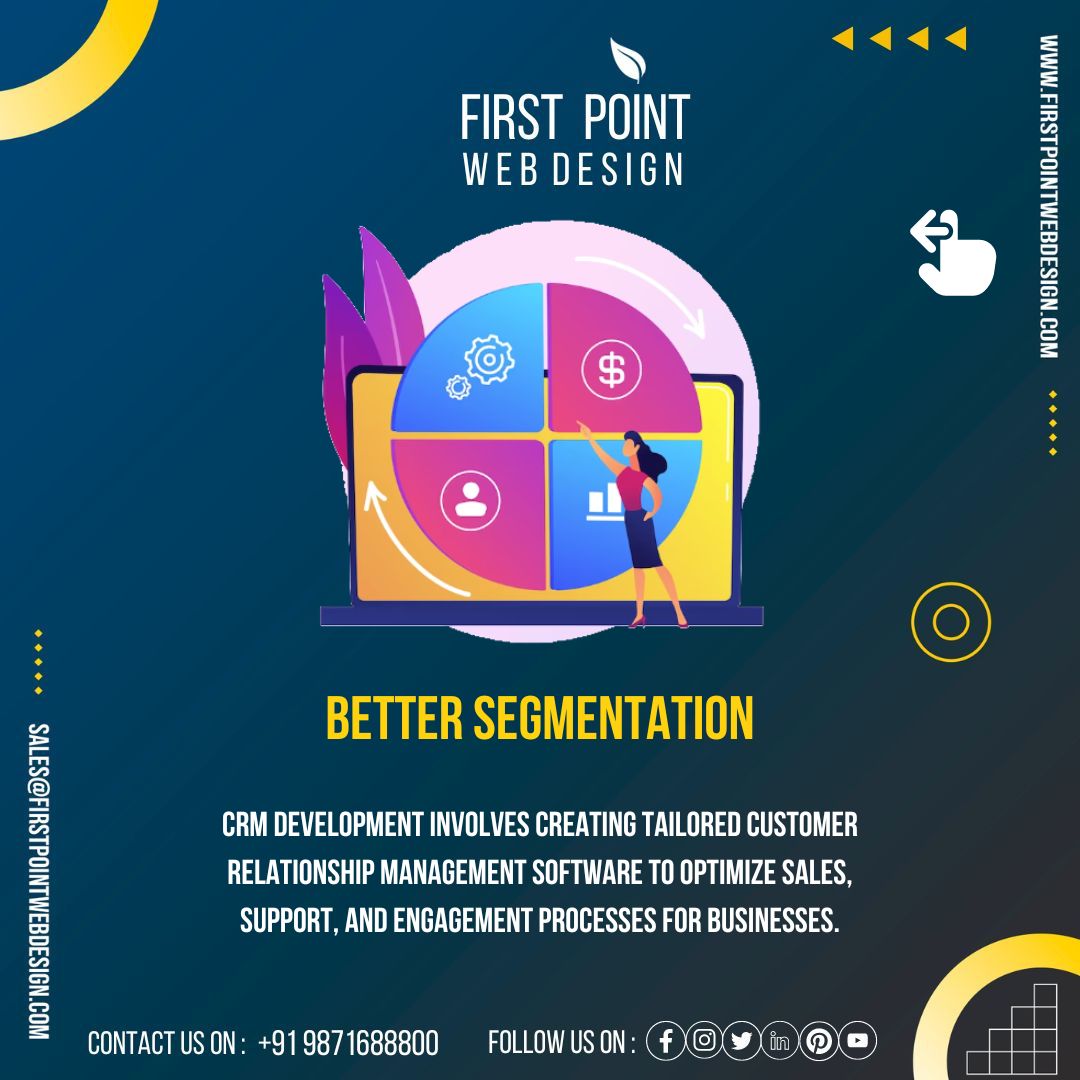 firstpointwebs's tweet image. 5 CRM benefits to make your customer relationships better.
.
.
#crmdevelopment #crmdeveloper #crmdevelopers #crm #crmsolutions #webdevelopment #websitedevelopment #websitedeveloper #webdevelopers #websitedesign #webdesign #websitedesigning #webdesignspecialist #websiteconsultant