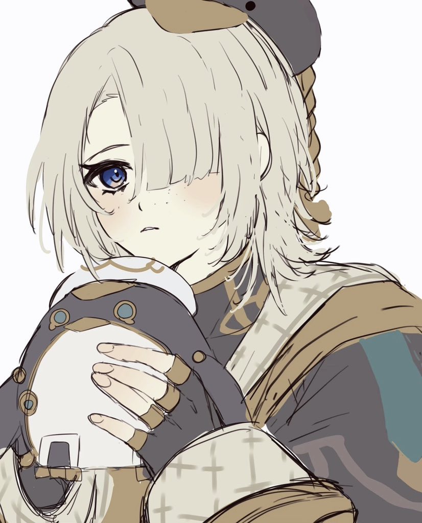 Ameyu___'s tweet photo. #Freminet #GenshinImpact 
ウルフカットのﾌﾚﾐﾈくん https://t.co/rHdf1z4DSD