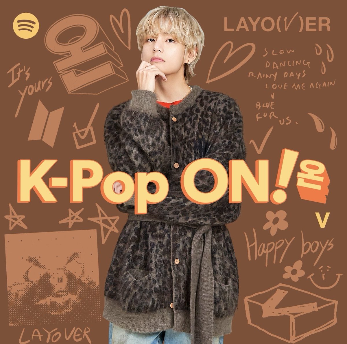 taetaebtsemi1's tweet image. 前にグクが🚗でやってて凄く可愛かったあのSpotifyのコンテンツ💜今週はVが登場😍
毎日楽しみが重なるね🌿
#Spotify
#KPOPON 
#V_Layover