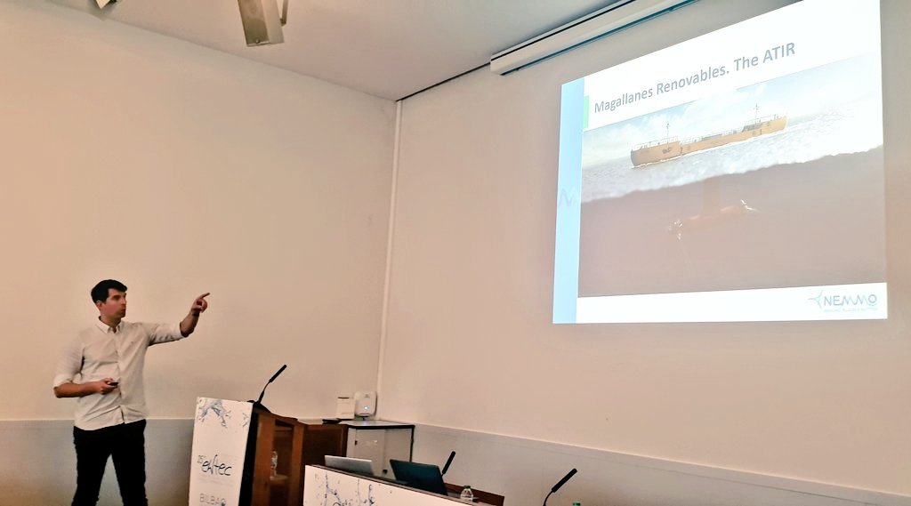 👏Many thanks to the NEMMO team for sharing their research findings with the tidal energy community on #tidal #blade materials and testing strategies at the @EWTEC2023 event yesterday. ➡️ Check out their slides here: nemmo.eu/2023/09/06/nem…