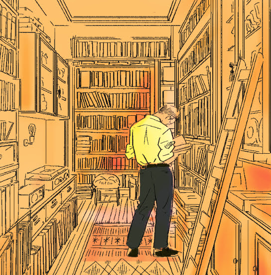 「1boy library」 illustration images(Latest)