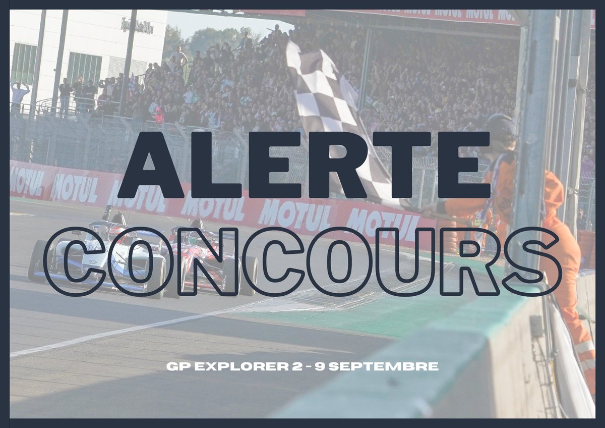 🎟️ ALERTE CONCOURS 🎟️

Pour fêter les 4500 abonnés, je vous offre une place pour le #GPExplorer2 🥳

Pour participer :
- Être abonné à mon compte
- RT ce tweet
- Commente l'écurie et le pilote que tu supporteras 🏎️ 

📆Tirage au sort jeudi 7 à 21h.

Bonne chance à tous ! 🍀