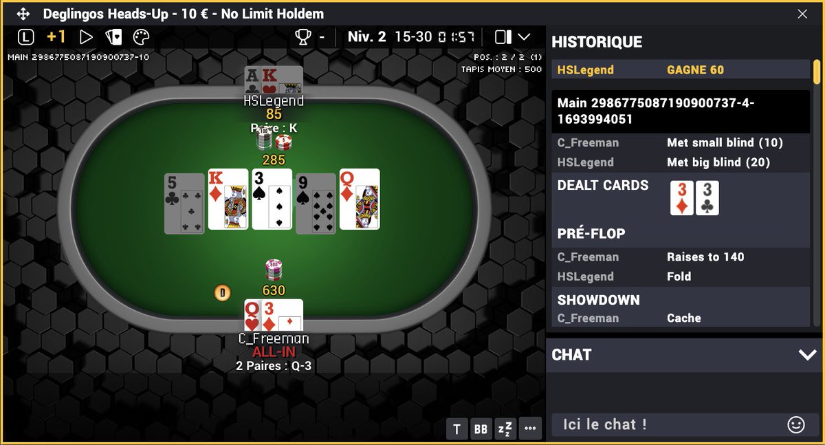 Cute. #poker #holdem #headsup