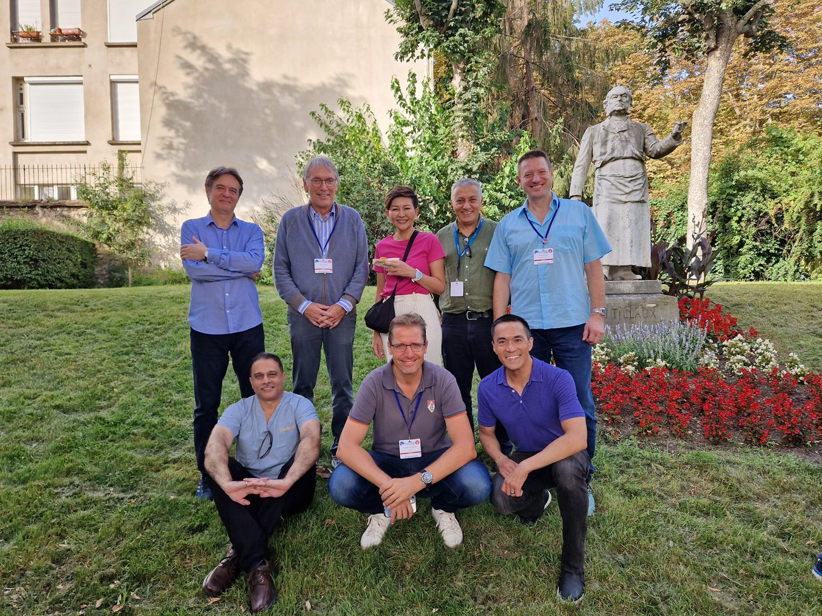 Our brilliant international faculty from around the globe for the first cadaveric workshop. #ESRAWorld2023 @ESRA_Society @PeterMerjavy @pauli_kess @EMARIANOMD @Sdiwan14Diwan Suwimon Tangwiwat, Attila Bodnar, Lukas Kirchmair and Yavuz Gurkan