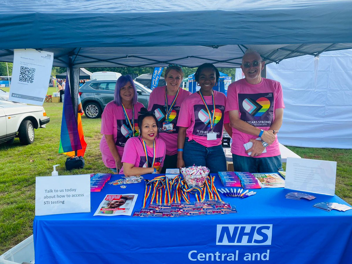 Our Surrey Sexual Health team will be attending @PrideInSurrey  on Sat 9 September.

Drop by and visit our stall (number 910) at Priory Park where you can talk to the team about your sexual health and our services available to you in Surrey.

Read more: cnwl.nhs.uk/news/cnwl-sexu…