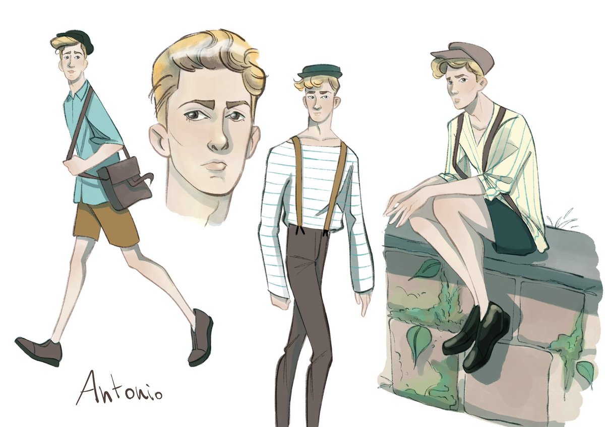 GiuliaCiarapix's tweet image. L’annuncio di oggi è che prestissimo si torna in libreria ma questa volta con una graphic novel 😍 Mio il soggetto, di Luca Scornaienchi la sceneggiatura e di Michela Di Cecio le meravigliose illustrazioni. Uscirà per @RoundRobined 🫶🏻 
Qui gli studi dei personaggi 💥❤️ felicità!