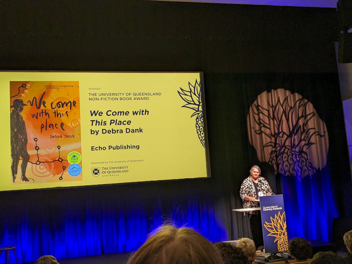 Congratulations to Debra Dank winner of the 2023 UQ Non- Fiction Book Award #QldLitAwards #SLQ