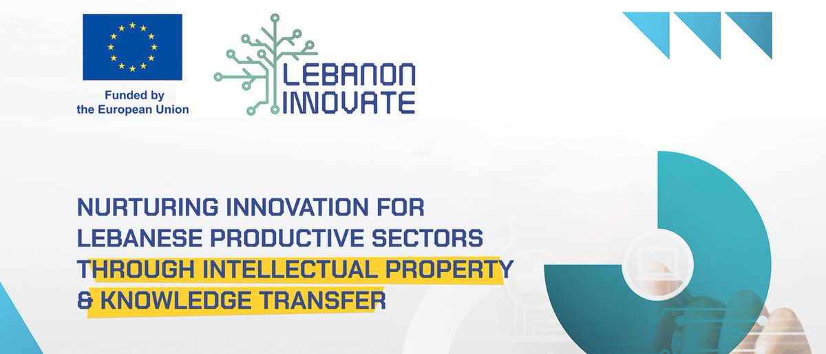 EUBIC's tweet photo. 🌐 Exciting Opportunity!

 Join us as an IP &amp; Innovation Expert for the Lebanon Innovate project. Empower Lebanon's academia for innovation &amp; IP success. 

Submit offers by Sept 14. 
Details👉https://t.co/4yRJeACZlF #InnovationLebanon #EBNProject #IPExpertOpportunity https://t.co/T91MVtuiBF