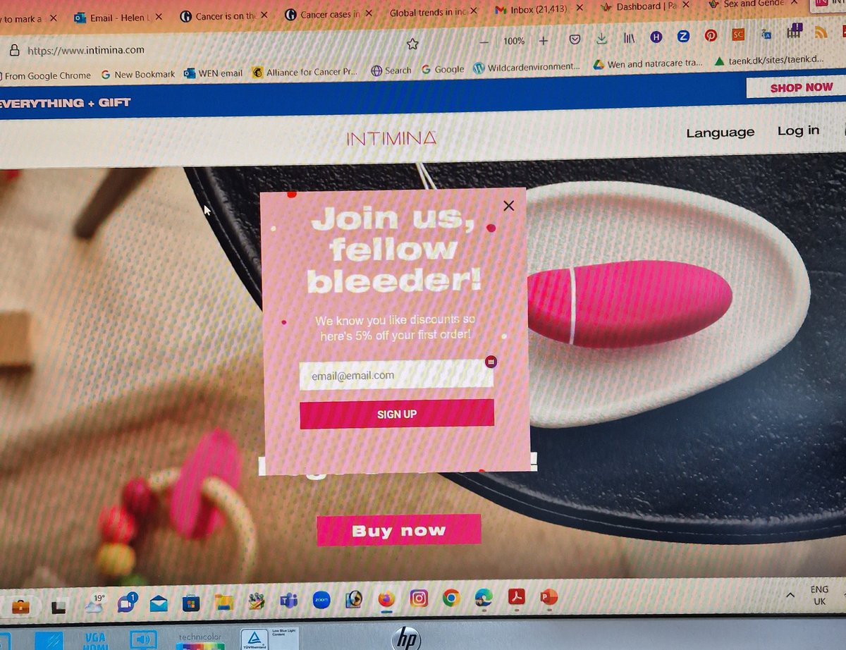 KitchenJezebel's tweet photo. Seriously @Intimina ! #bleeders? Haven't we campaigned for decades not to be reduced to our reproductive capacity ? 

How does this empower women and those who menstruate ?#periodaction #gender #women #menstruation https://t.co/CO3CR9dWaF