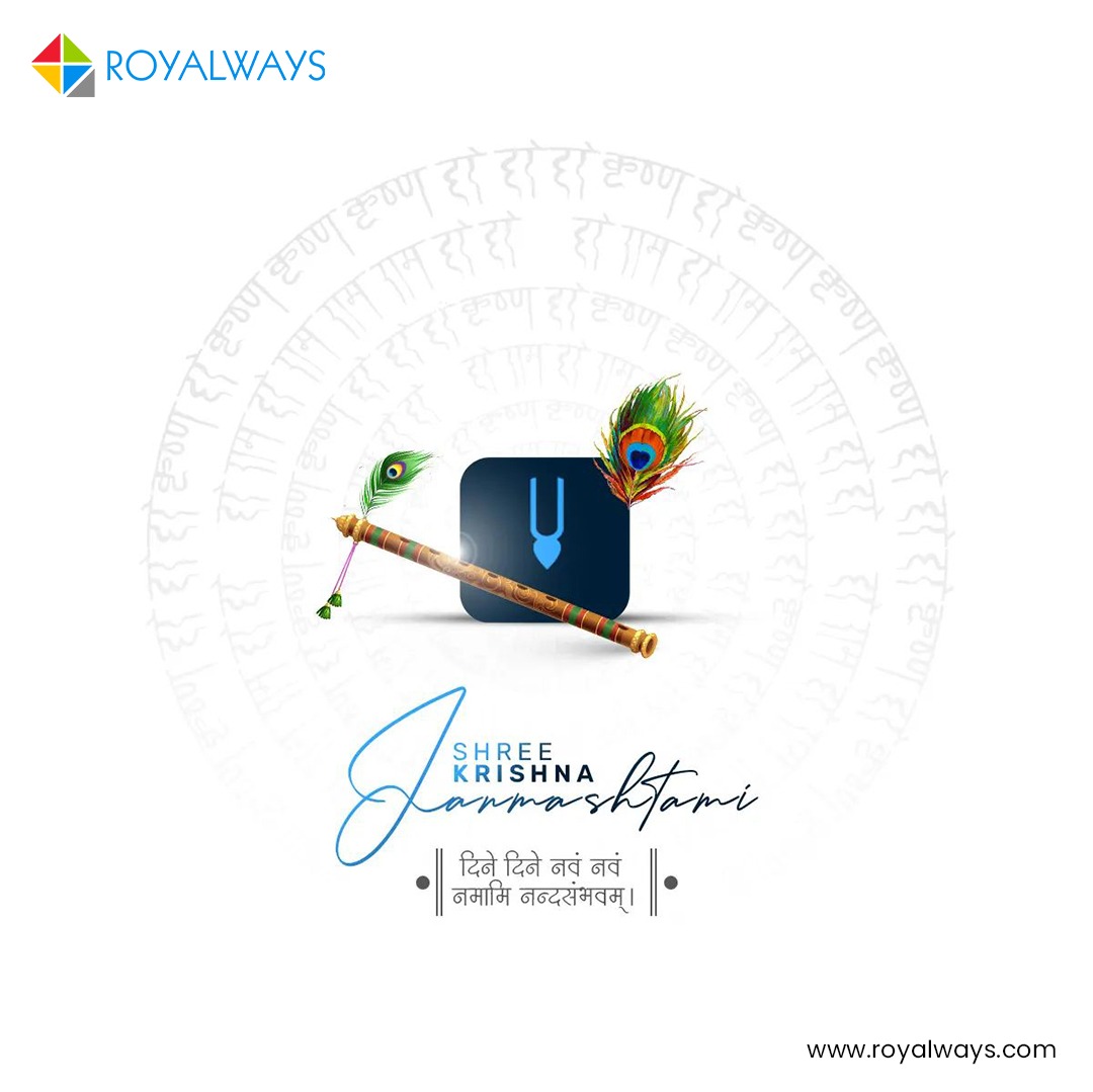 royalways's tweet photo. This Krishna Janmashtami, eliminate the Kansa within you to restore Dharma. May only goodness prevail. 🦚✨
Royalways Technologies wishes you all a very Happy Krishna Janmashtami!⭐
.
.
.
#happyjanmashtami #krishna #radheradhe #royalways

https://t.co/xAArLekk35 https://t.co/MKZH51obfd