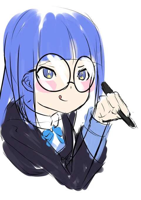 画伯すいちゃん爆誕!#雪のパレット 