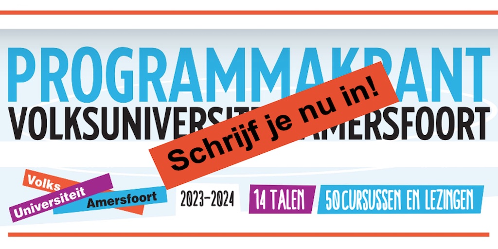 VuAmersfoort's tweet photo. Cursus volgen? 
Schrijf je nu in! 
Ga naar https://t.co/wGC3HtoXFe https://t.co/VYj7rE2oLg